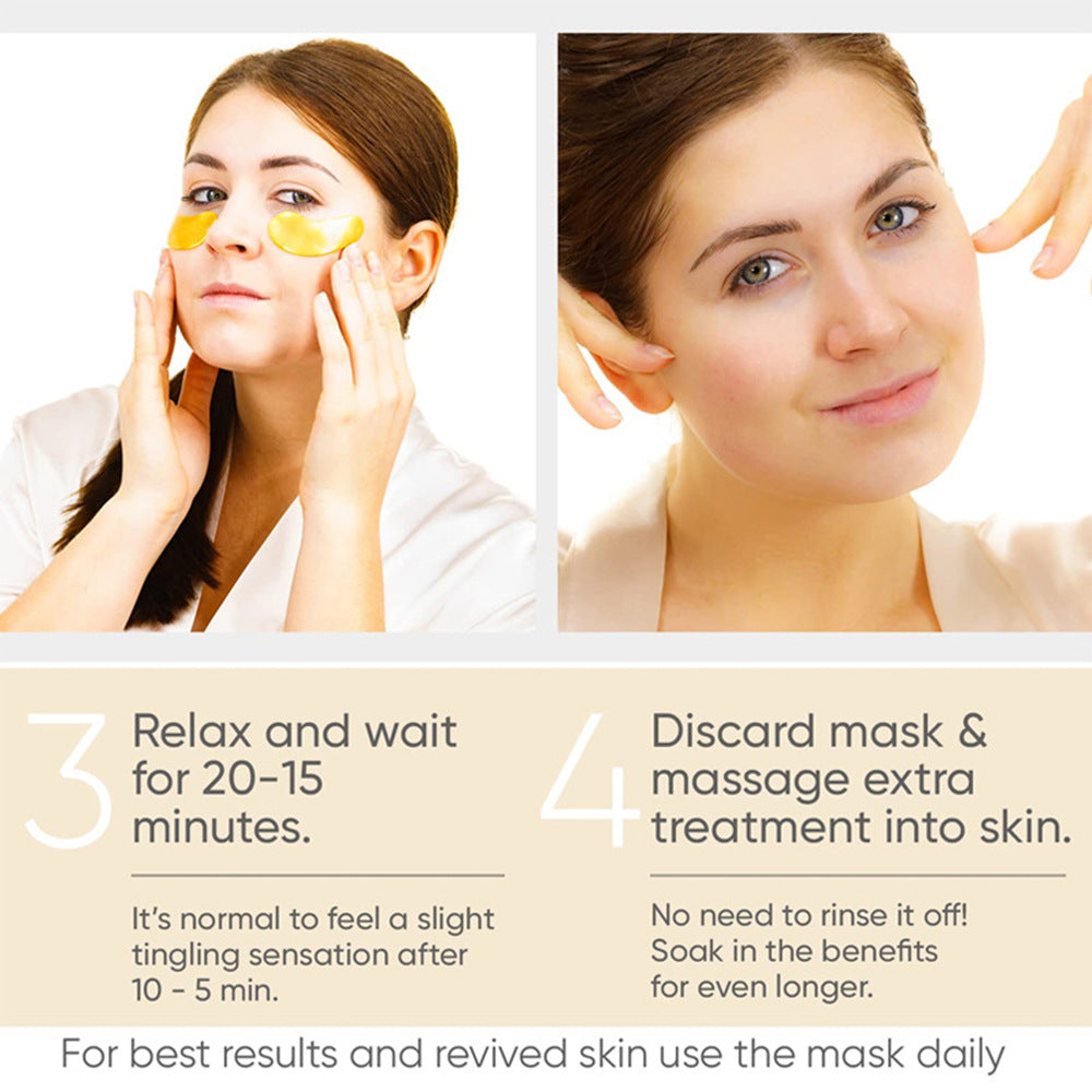 24K Gold Eye Mask – Eye Bag Removal & Anti-Wrinkle Patches
