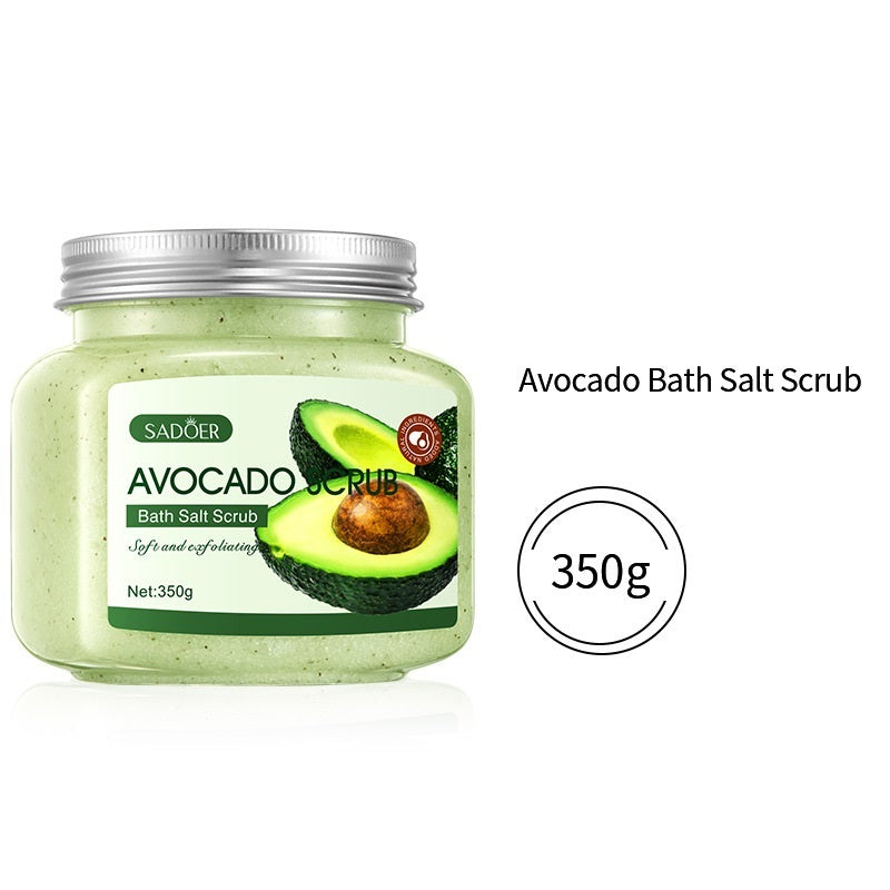 Fruit Bath Salt Scrub Cream Exfoliating Body Care zayntra store