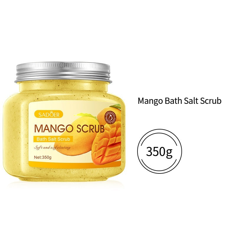 Fruit Bath Salt Scrub Cream Exfoliating Body Care zayntra store