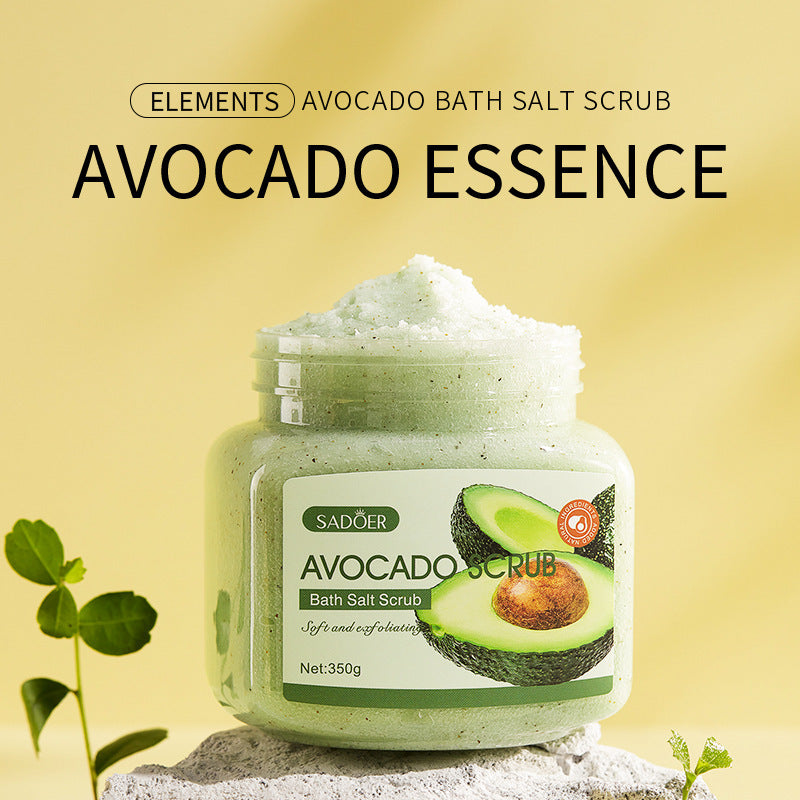 Fruit Bath Salt Scrub Cream Exfoliating Body Care zayntra store